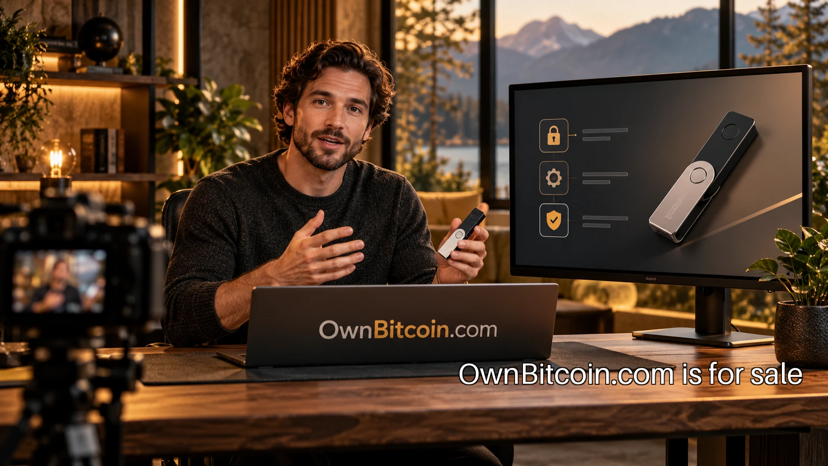 A practical Bitcoin lesson at a demonstration bench